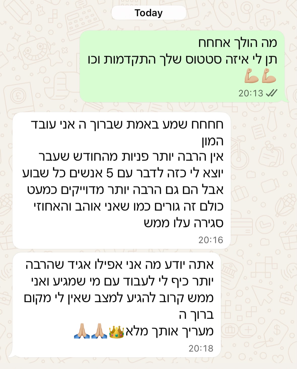 עדות בוואטסאפ ממאלף כלבים על גידול ההכנסה